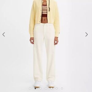 Women’s Levi’s Dad Utility Jeans in White